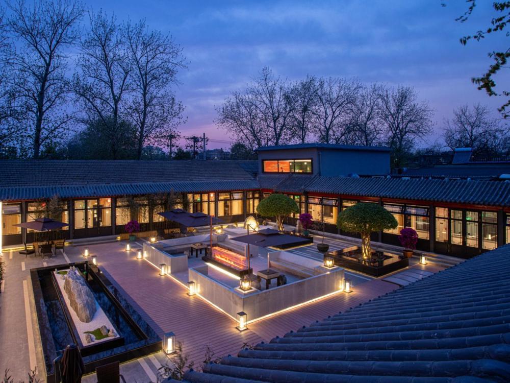 Yunju Hotel Beijing Yonghe Palace Guijie Siheyuan Buitenkant foto