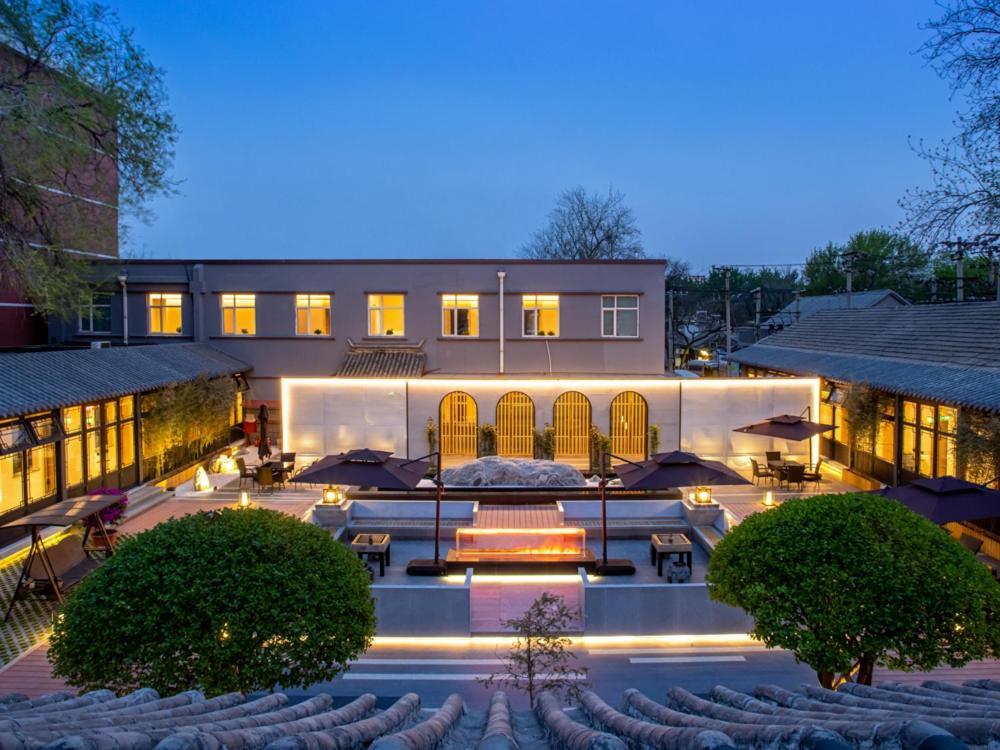 Yunju Hotel Beijing Yonghe Palace Guijie Siheyuan Buitenkant foto